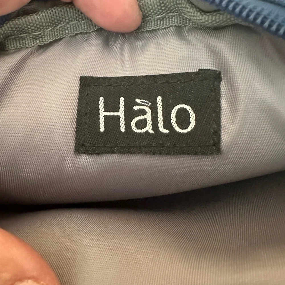 Halo Navy Messenger Bag for Men
